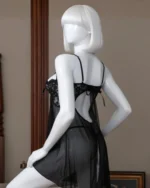 Backless Lace Nightdress