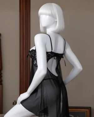Backless Lace Nightdress