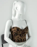 Casual Style Backless Embroidered Camisole