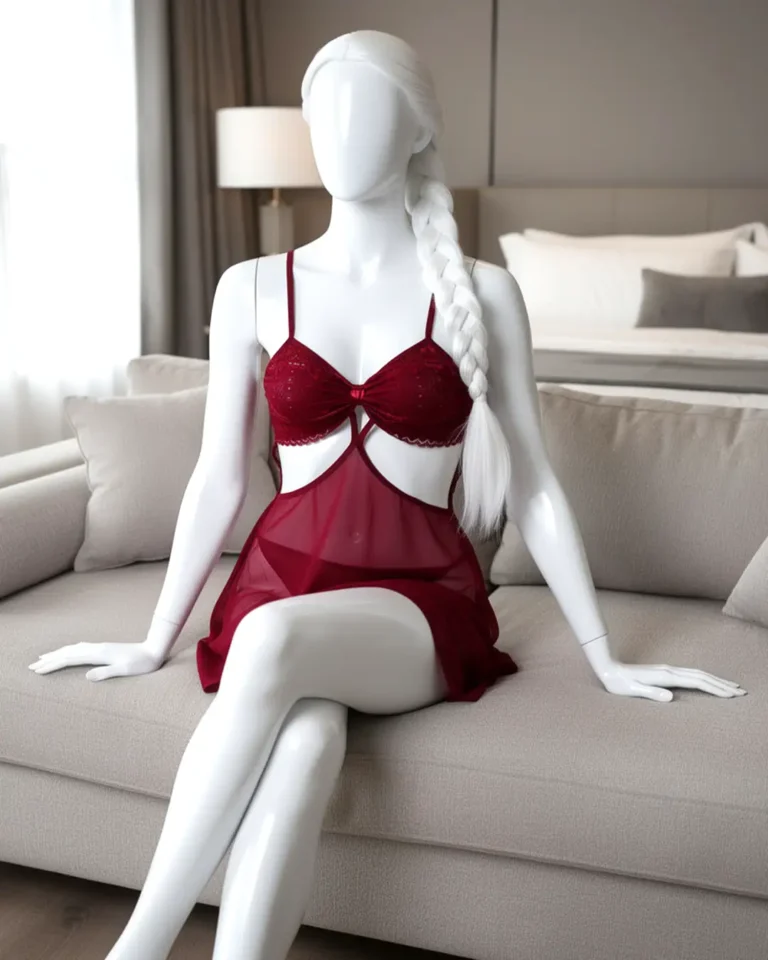 cutout sleepwear - Pink Straps