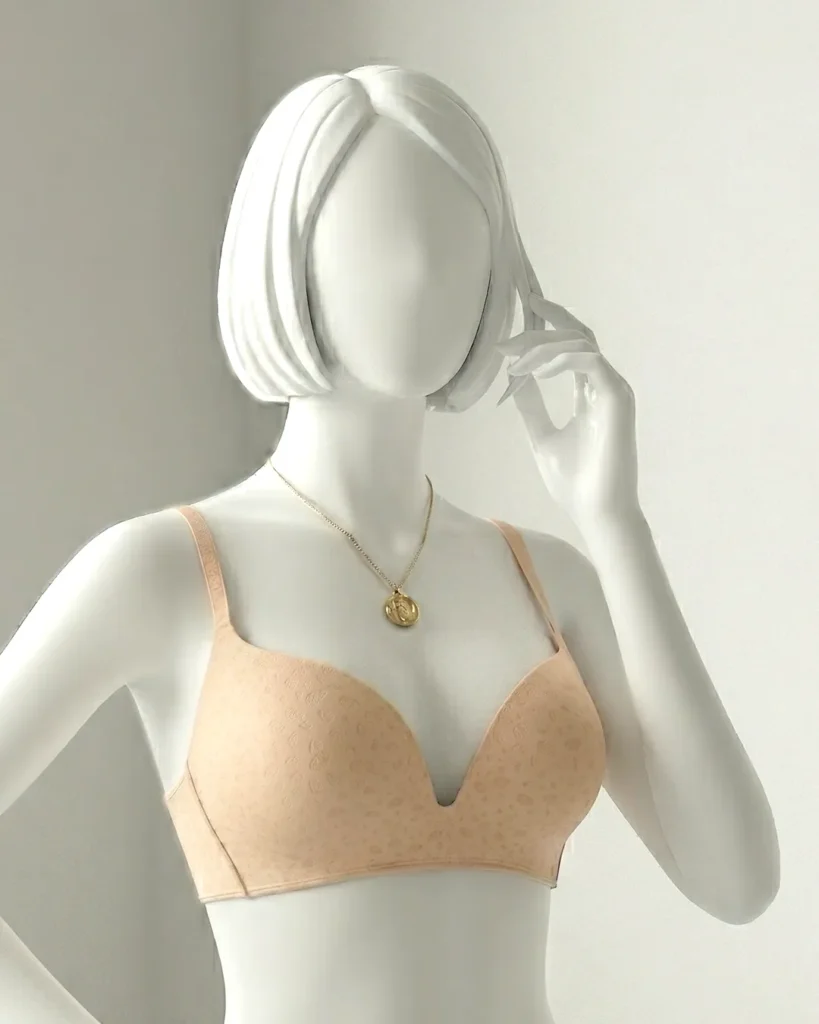 Girls' Comfortable One-Piece Bra – Adjustable Everyday Wire-Free Bralette