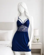 Mesh Nightdress - Pink Straps