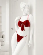 Red Bow Chain Strap - Pink Straps