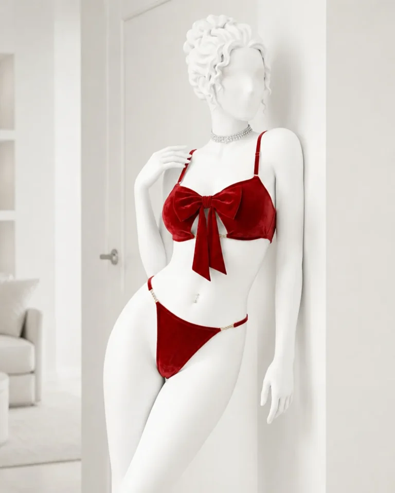 Red Bow Chain Strap - Pink Straps
