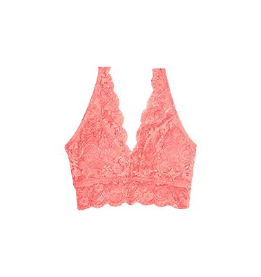 Sexy-Lace-Deep-V-Neck-Wireless-Supportive-Bra Product Image