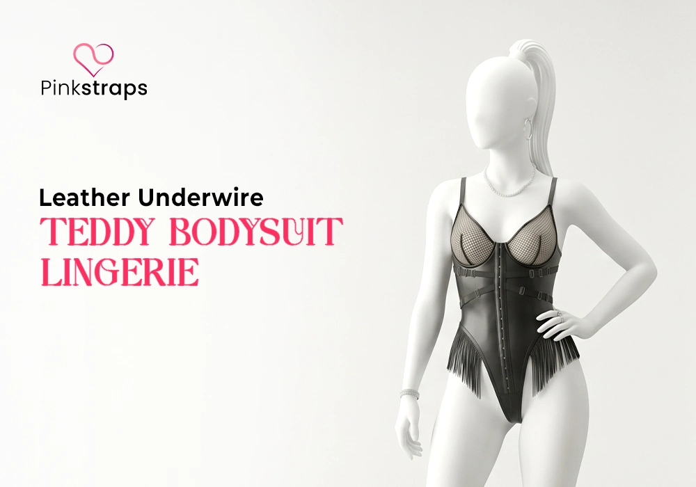 Babydoll Teddy - Pink Straps