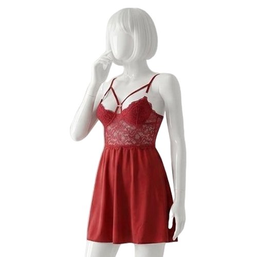 Best Hot Nighty For Bridal - Pink Straps
