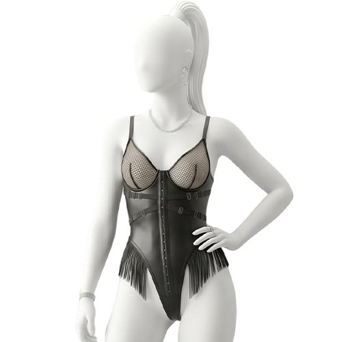 Babydoll Teddy - Pink Straps