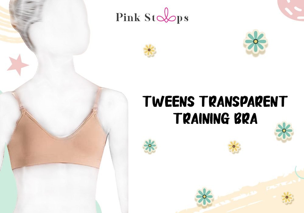 Invisible Plastic Strap Bra Tweens Training With Clear Straps And Back