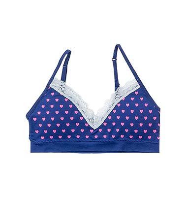 Seamless Tween Training Transparent Lace Bra Product-Image-3