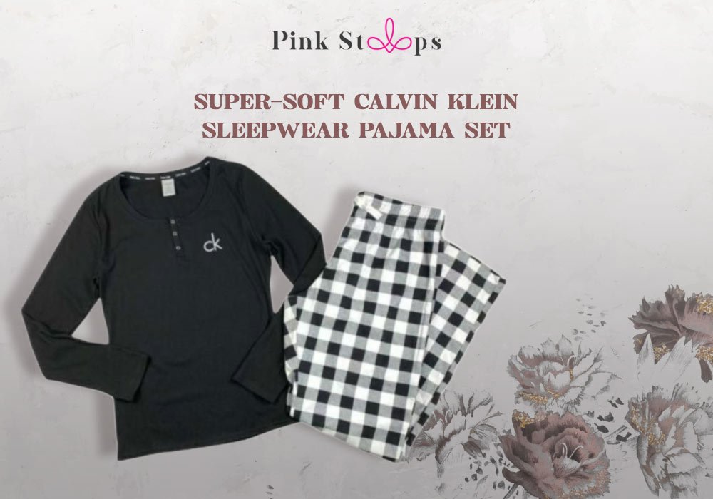 Super-Soft Calvin Klein Sleepwear Pajama Set