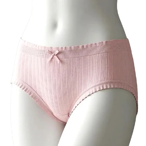 Hipster Cotton Briefs - Pink Straps