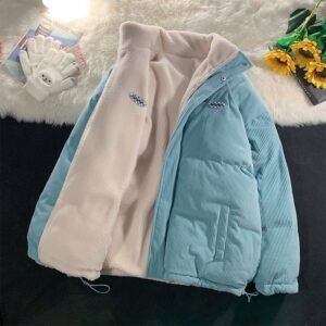 Ultra-thin Student Winter Coat Lamb Wool Coat