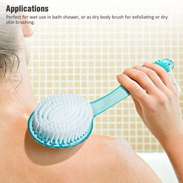 Body Shower Scrub Brush Long Handle Exfoliating Skin Brush - Image 3