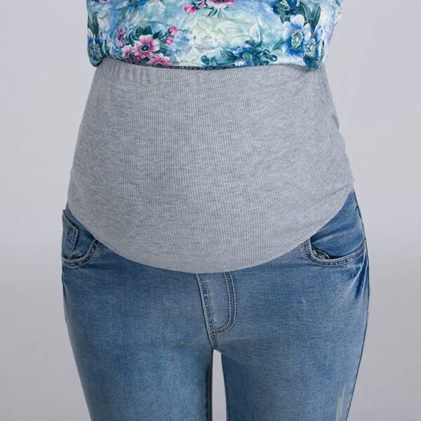 Maternity Embroidered Jeans - Image 3