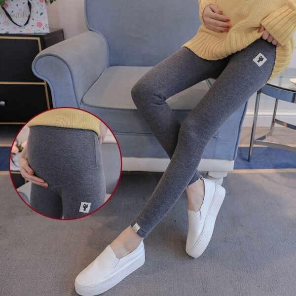Summer Cotton Maternity Leggings For Pregnant Women - Image 2