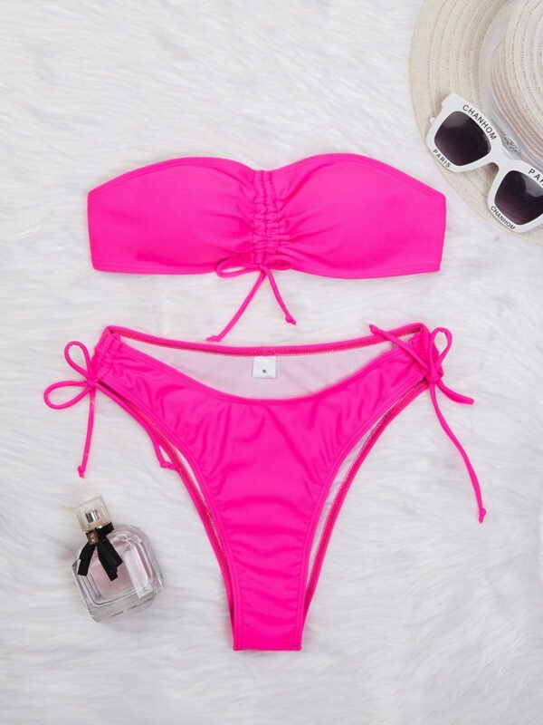 Drawstring Bikini Tube Bikini Summer Sexy Bikini - Image 2