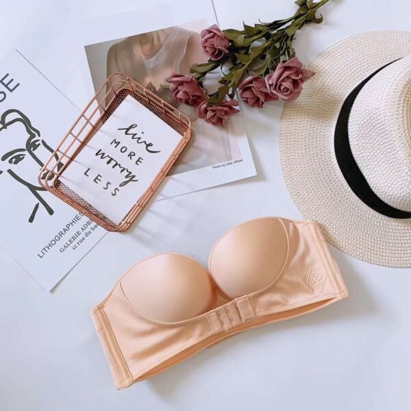 Invisible Bra With Strapless Push Up Bra Front Buckle - Image 5