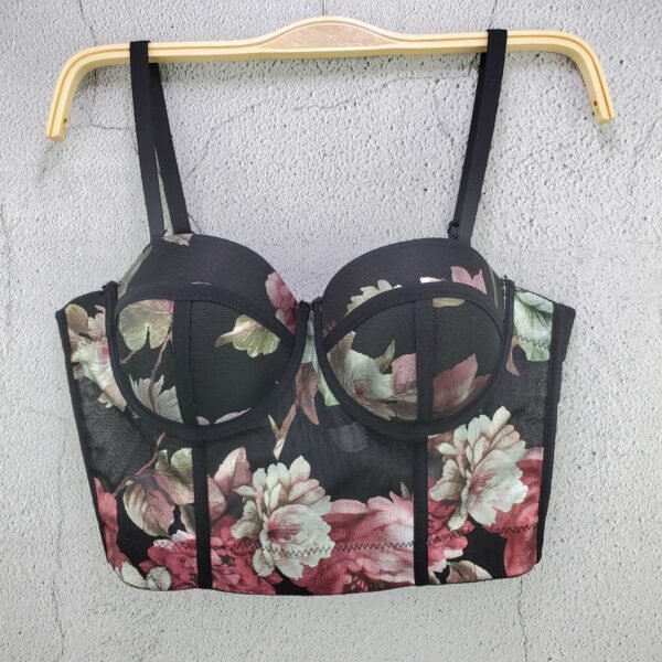 Three-Dimensional Tube Top Women Fish Bone Shaping