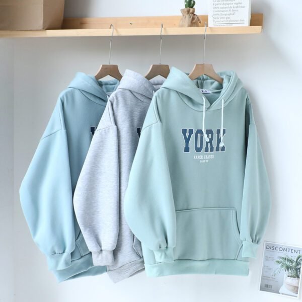Ladies Hooded Sweatshirt Printed Sweatshirt
