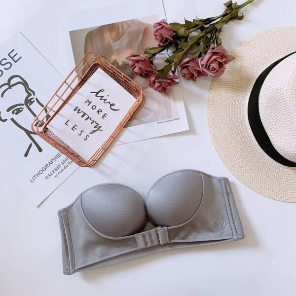 Invisible Bra With Strapless Push Up Bra Front Buckle - Image 4