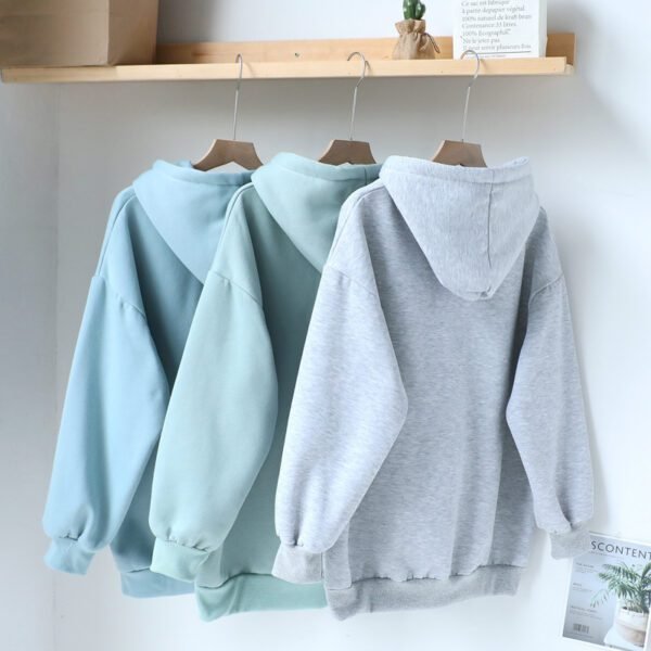 Ladies Hooded Sweatshirt Printed Sweatshirt - Image 4