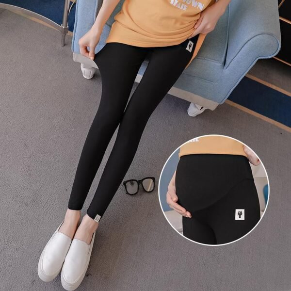 Summer Cotton Maternity Leggings For Pregnant Women