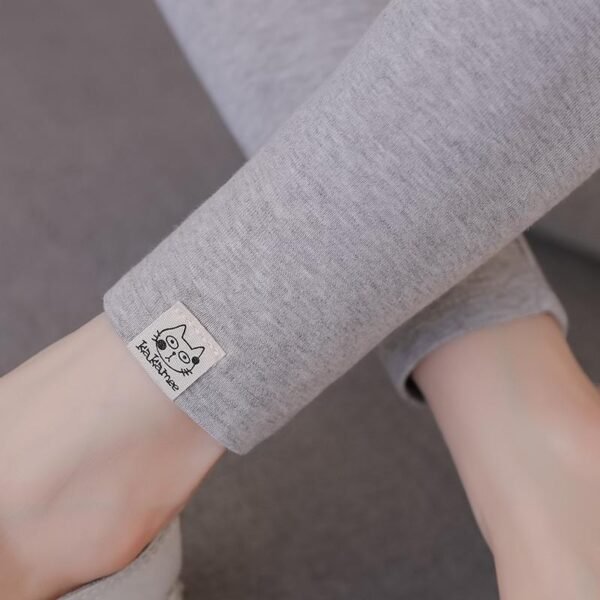 Summer Cotton Maternity Leggings For Pregnant Women - Image 4