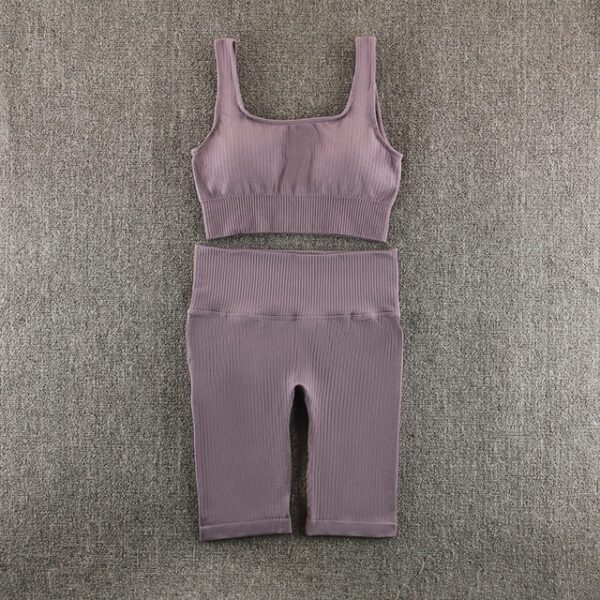Seamless Gym Clothes Yoga Set Epic Sportswear - Image 3