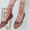 Sexy Transparent Polka Dot Short Fishnet Hosiery - Image 3