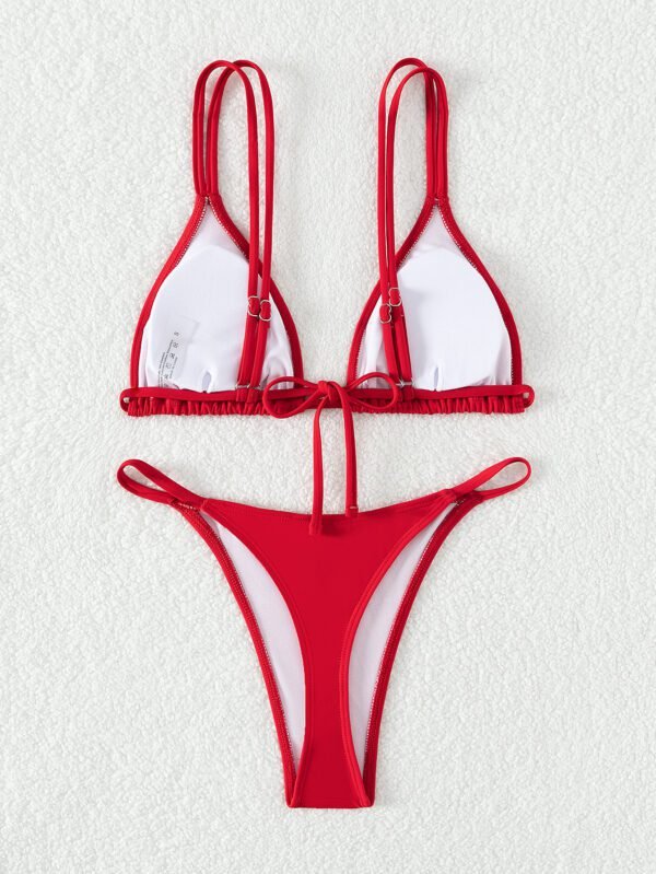 Triangle Cup Halter Sexy Bikini Swimsuit For Women - Image 3