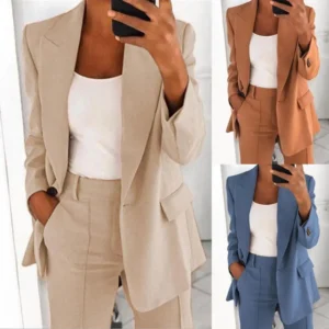 Elegant Office Dress Matching Suit Set For Women
