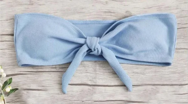 Women'S Sexy Bikini Bow Split Bikini - Image 5