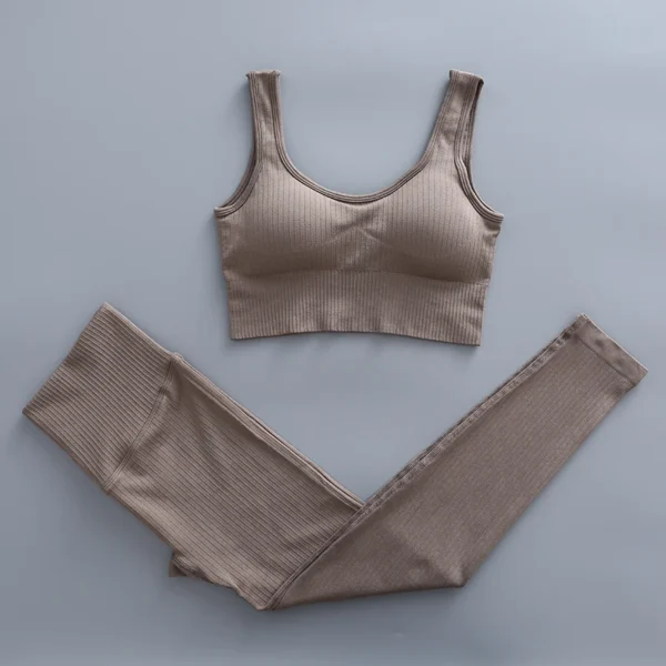 Women'S Seamless Yoga Suit Set 2/3/4 Pieces Gym Clothes - Image 39