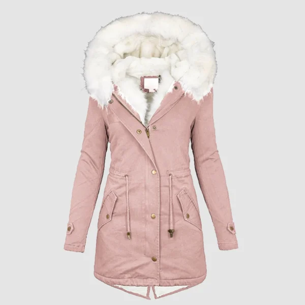 Plus Size Women'S Winter Coats With Hood Vintage Fur Jacket