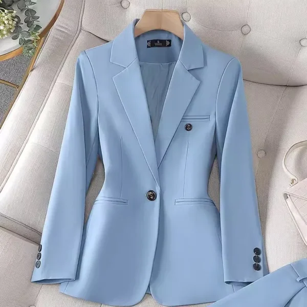 Women'S Plus Size Elegant Pant Suits 2 Piece Set - Image 2