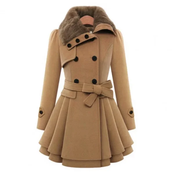 Korean Style Women'S Jacket Windbreaker Warm Plush Clothes - Image 4