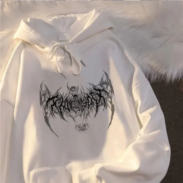 Women'S Gothic Sweatshirts Hoodie Printed Sweatshirt - Image 5