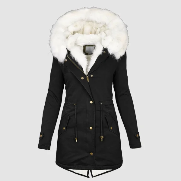 Plus Size Women'S Winter Coats With Hood Vintage Fur Jacket - Image 13