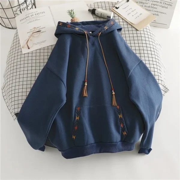 Oversized Baggy Hoodie Hooded Sweatshirt Winter Sweatshirts - Image 3