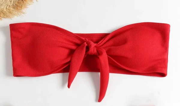 Women'S Sexy Bikini Bow Split Bikini - Image 11