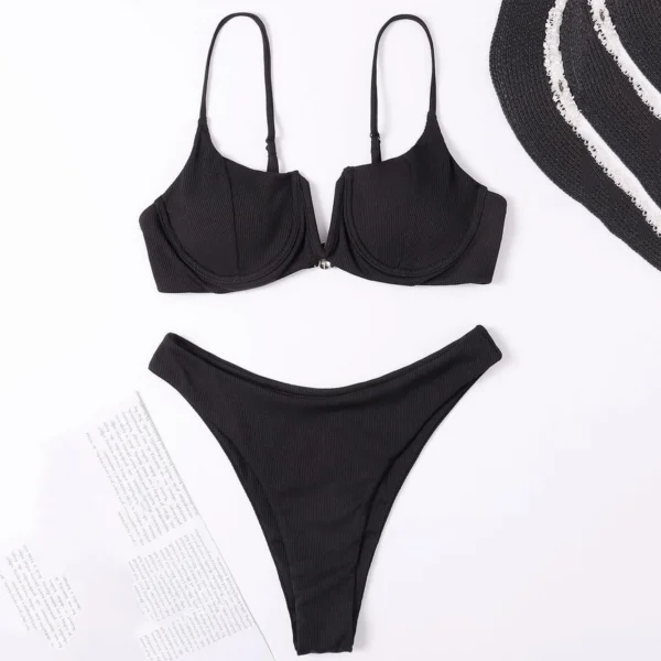 Women Cute Two Piece Bikinis Sexy Bikini - Image 3