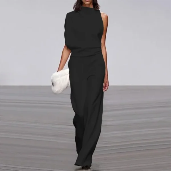 Casual Jumpsuit Overalls For Women Wide Leg Jumpsuit - Image 5