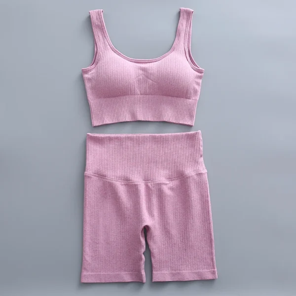 Women'S Seamless Yoga Suit Set 2/3/4 Pieces Gym Clothes - Image 22