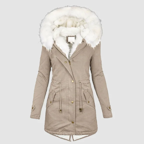 Plus Size Women'S Winter Coats With Hood Vintage Fur Jacket - Image 15