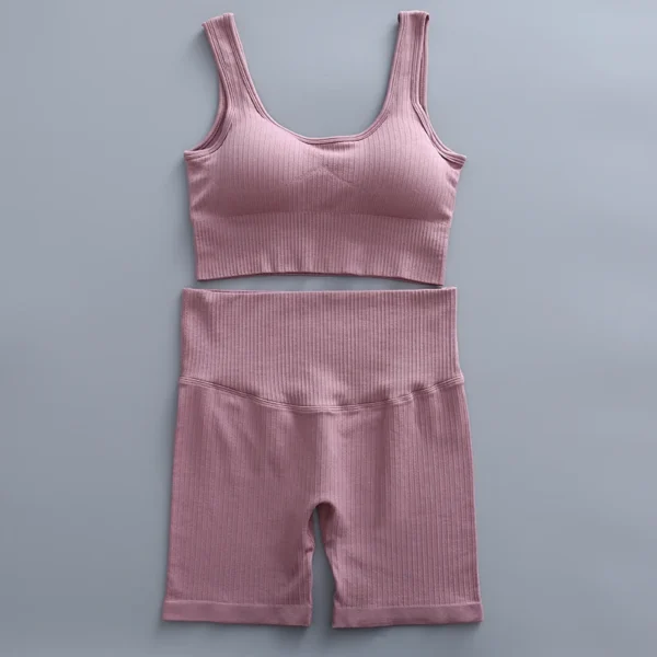 Women'S Seamless Yoga Suit Set 2/3/4 Pieces Gym Clothes - Image 25