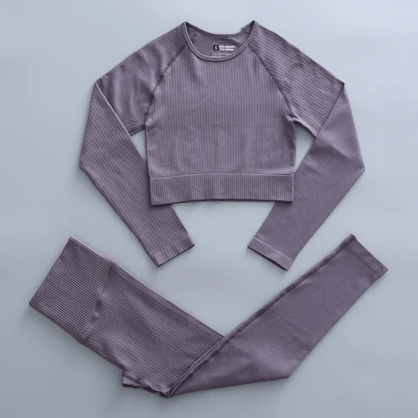 Women'S Seamless Yoga Suit Set 2/3/4 Pieces Gym Clothes - Image 35