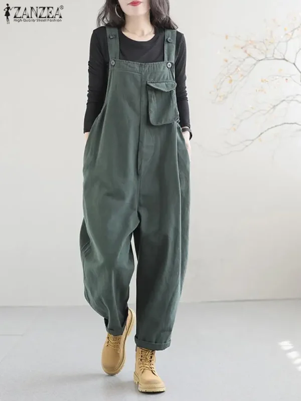 Casual Jumpsuits Overalls Oversized Baggy Jumpsuit - Image 6