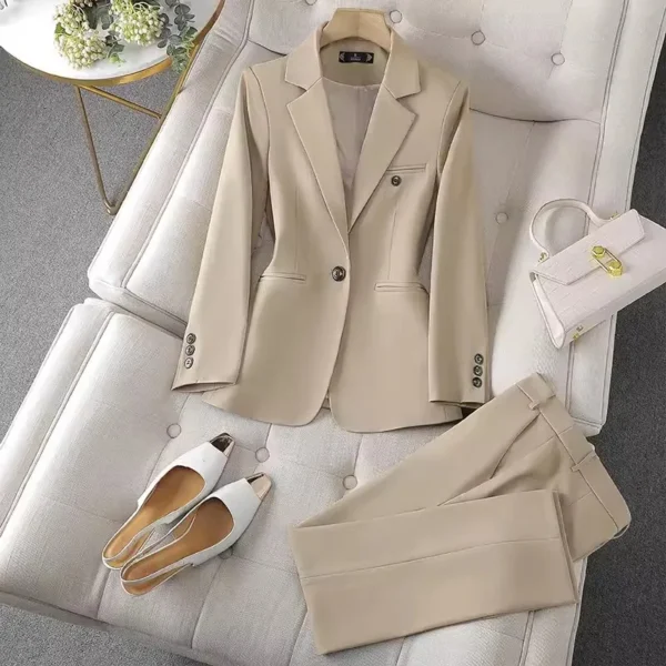 Women'S Plus Size Elegant Pant Suits 2 Piece Set - Image 6