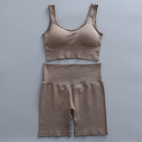 Women'S Seamless Yoga Suit Set 2/3/4 Pieces Gym Clothes - Image 16